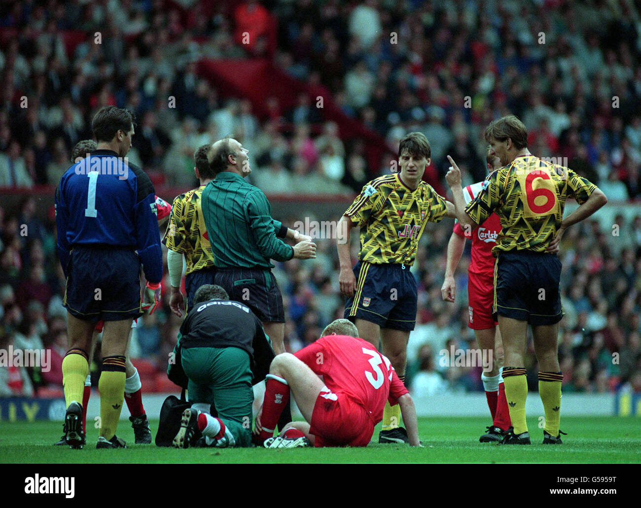 Tony Adams Liverpool Foto Stock