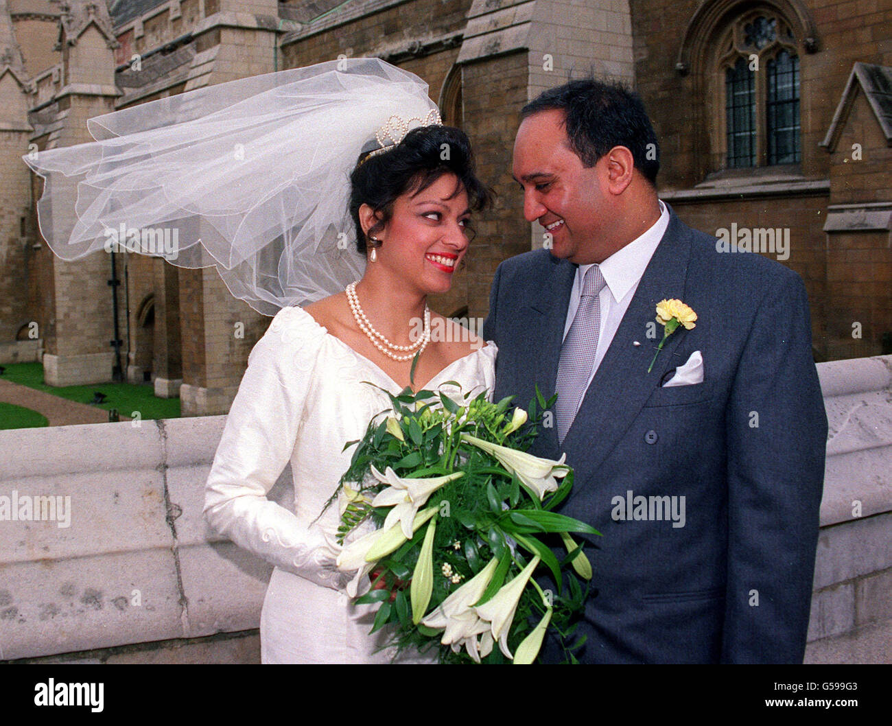 Keith Vaz matrimonio Maria Fernandes Foto Stock