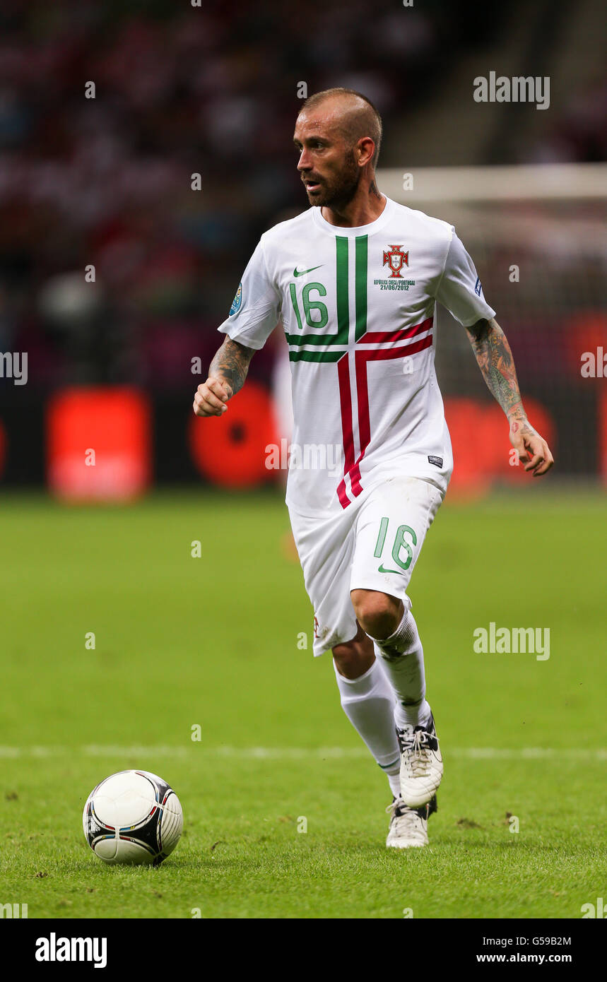 Soccer - UEFA Euro 2012 - Quarti di Finale - Repubblica Ceca - Portogallo - National Stadium Foto Stock