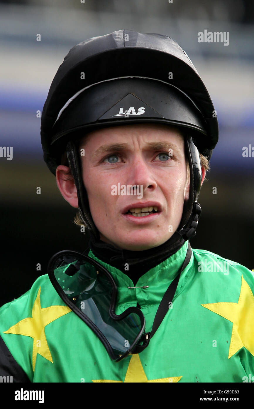 Corse di cavalli - il Royal Ascot Meeting 2012 - giorno tre - Ascot Racecourse. Jockey Kieran o'Neill dopo aver cavalcato i pellegrini riposano nel re George V Stakes a Royal Ascot Foto Stock