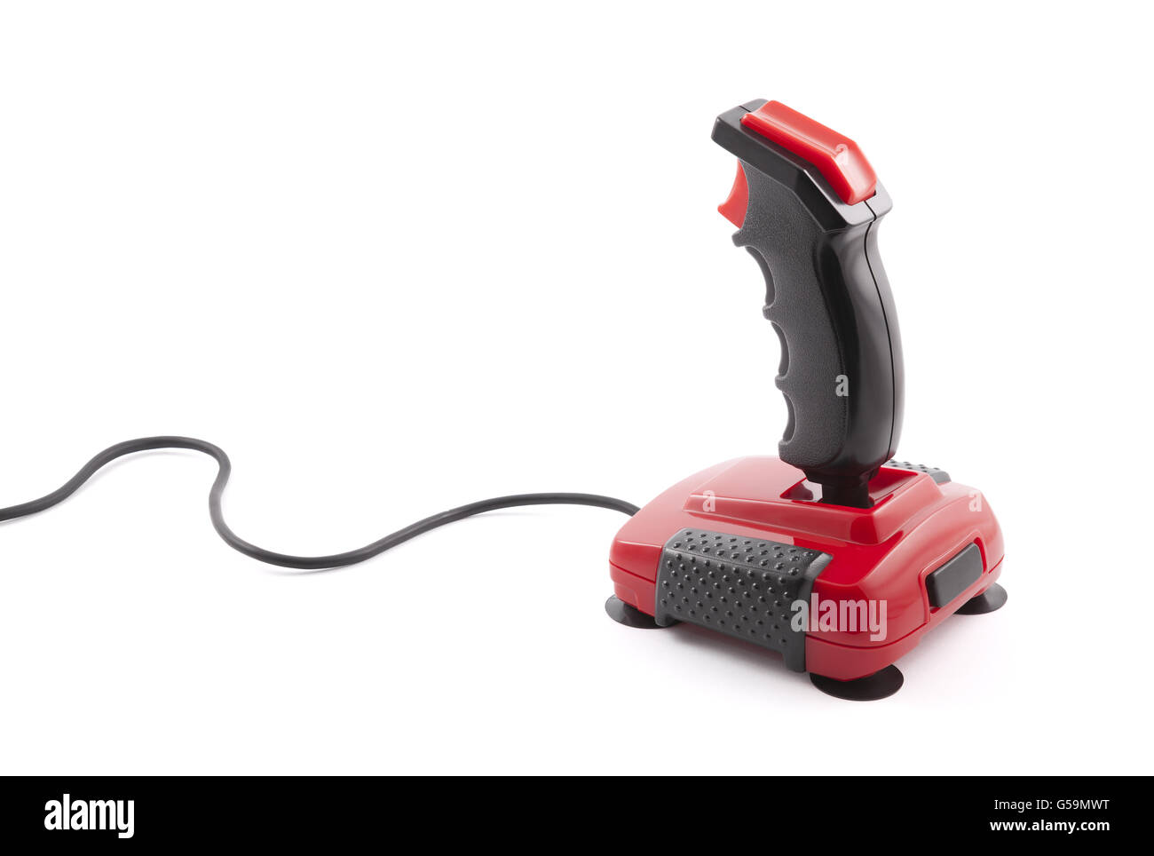 Classic joystick con tracciato di ritaglio Foto Stock
