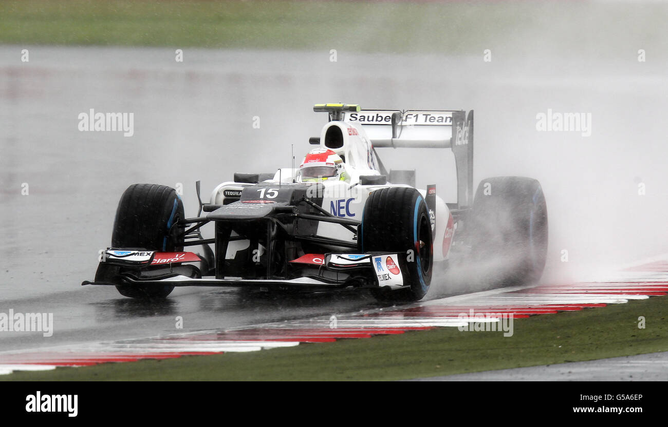 Motor Racing - 2012 del Campionato del Mondo di Formula Uno - Gran Premio di Gran Bretagna - Gara - Silverstone Foto Stock