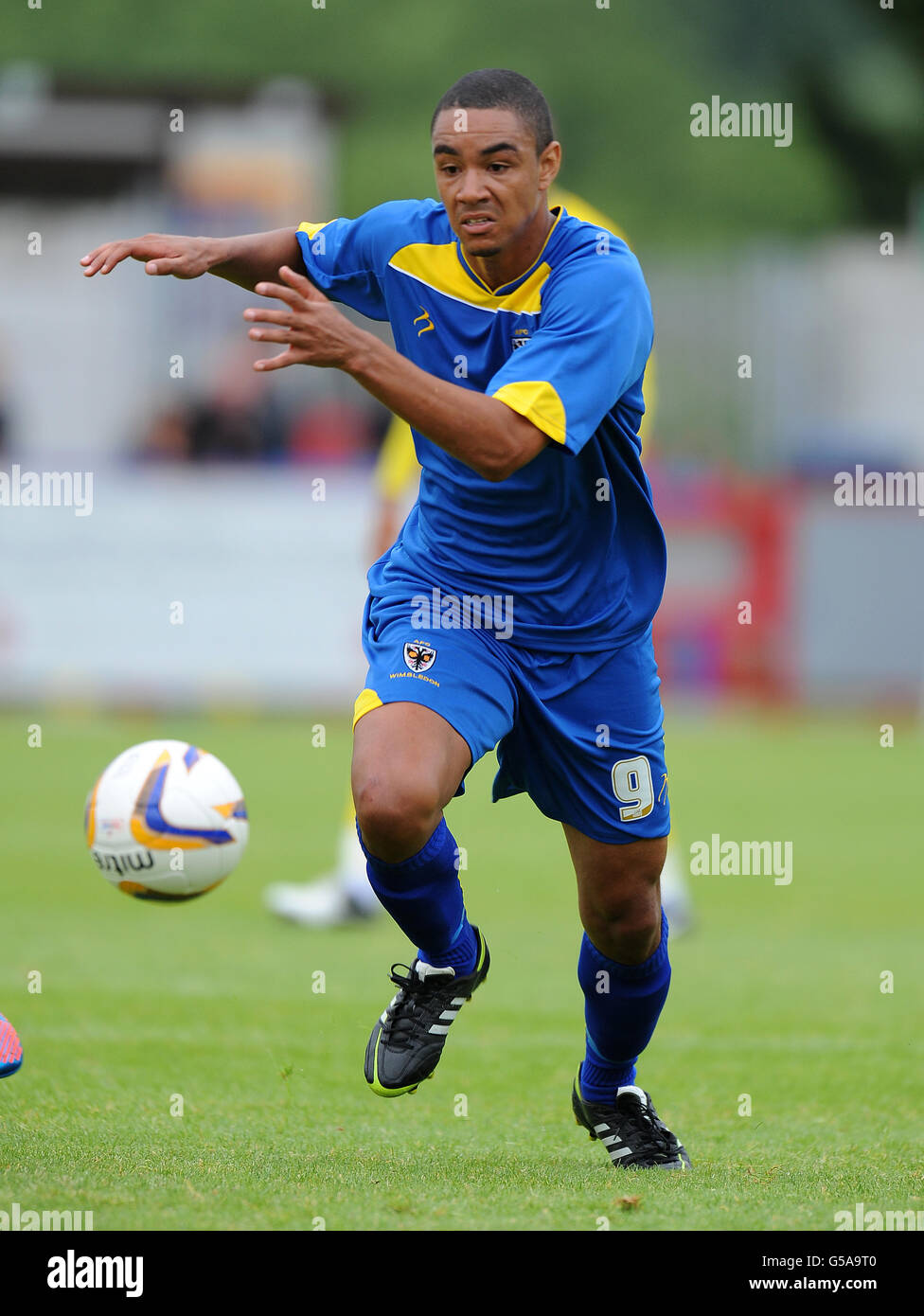 Calcio - pre stagione amichevole - AFC Wimbledon v lettura - il Cherry Red Records Stadium Foto Stock