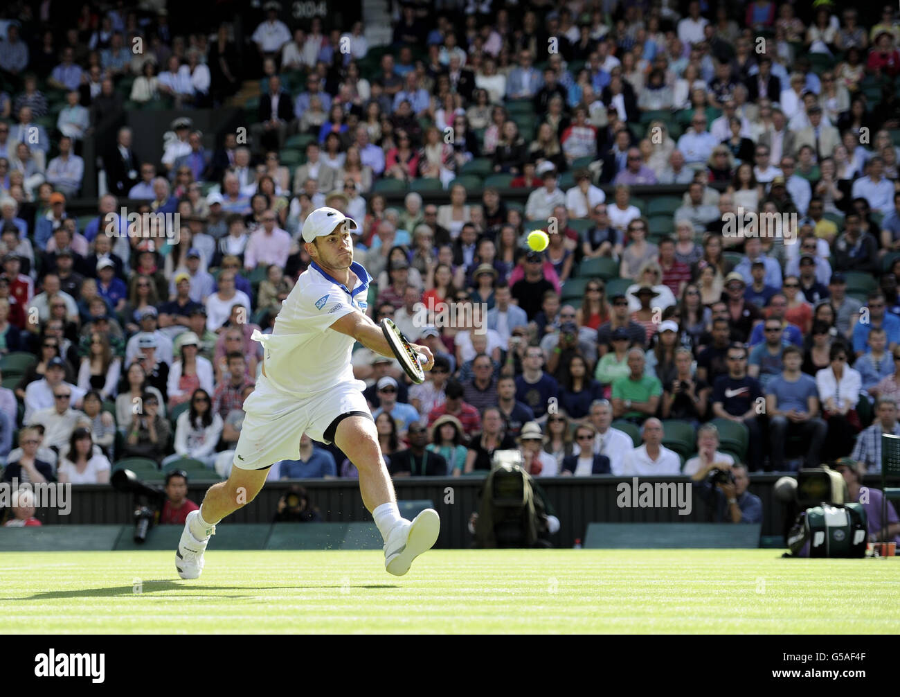 Tennis - 2012 campionati di Wimbledon - Giorno 6 - All England Lawn Tennis e Croquet Club Foto Stock
