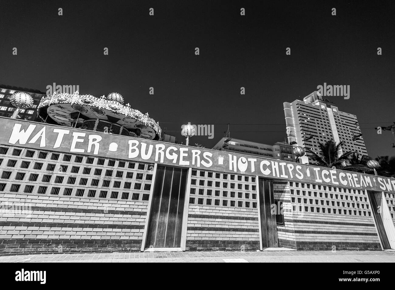 Durban parco di divertimenti e Garden Court Hotel Foto Stock