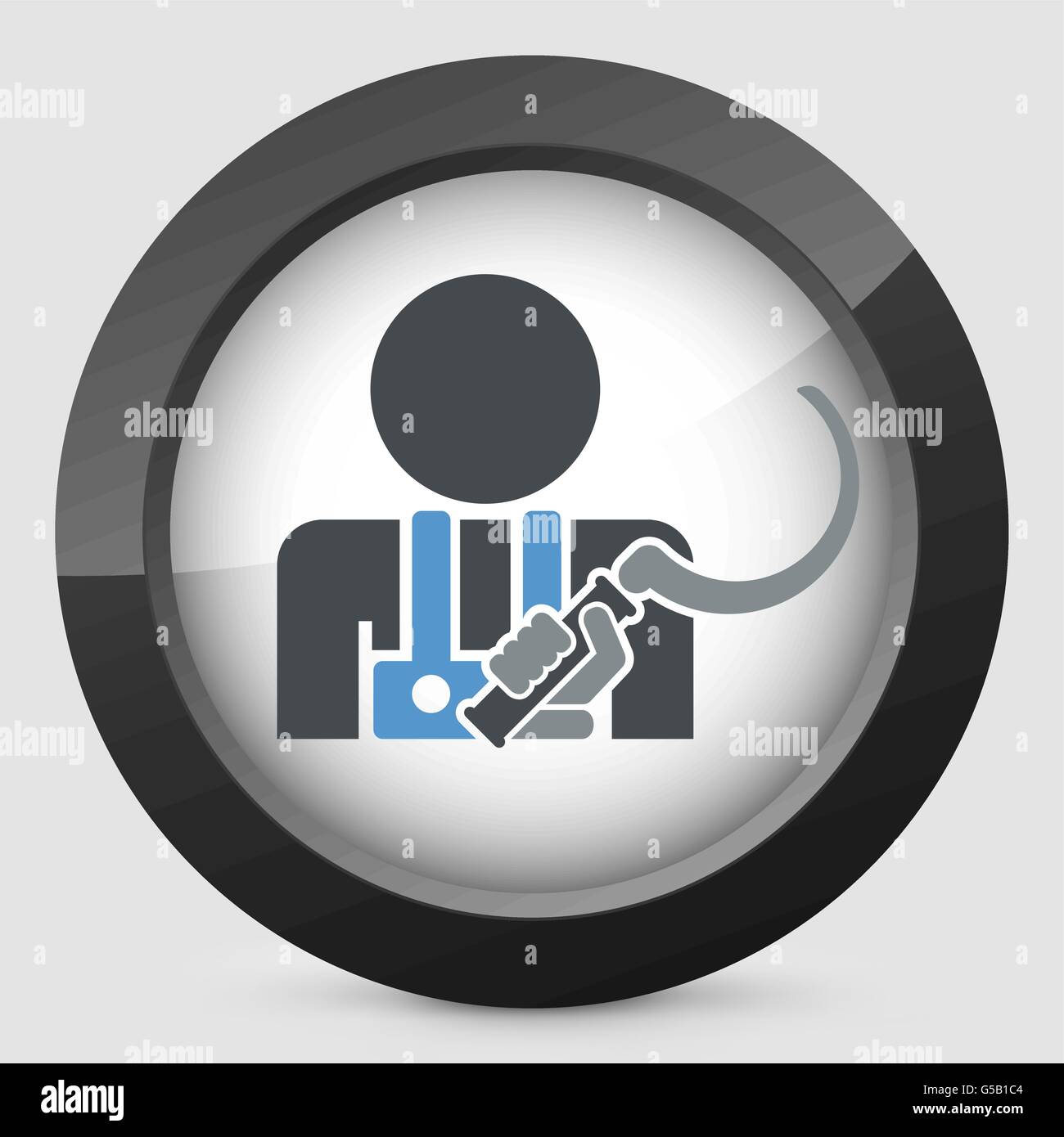 Icona di falce Illustrazione Vettoriale