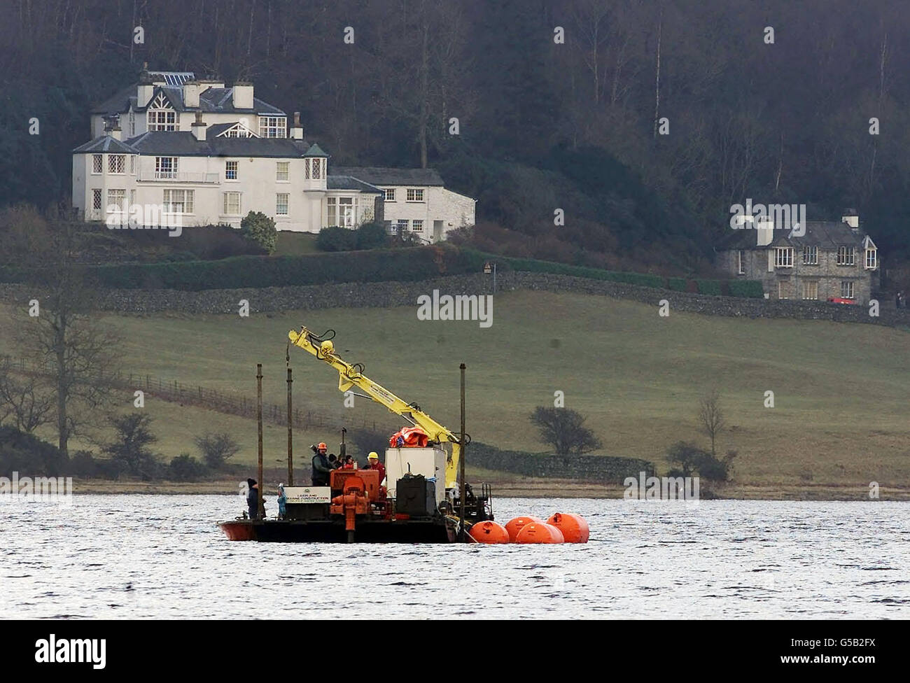 Coniston Water 'Bluebird di recupero" Foto Stock