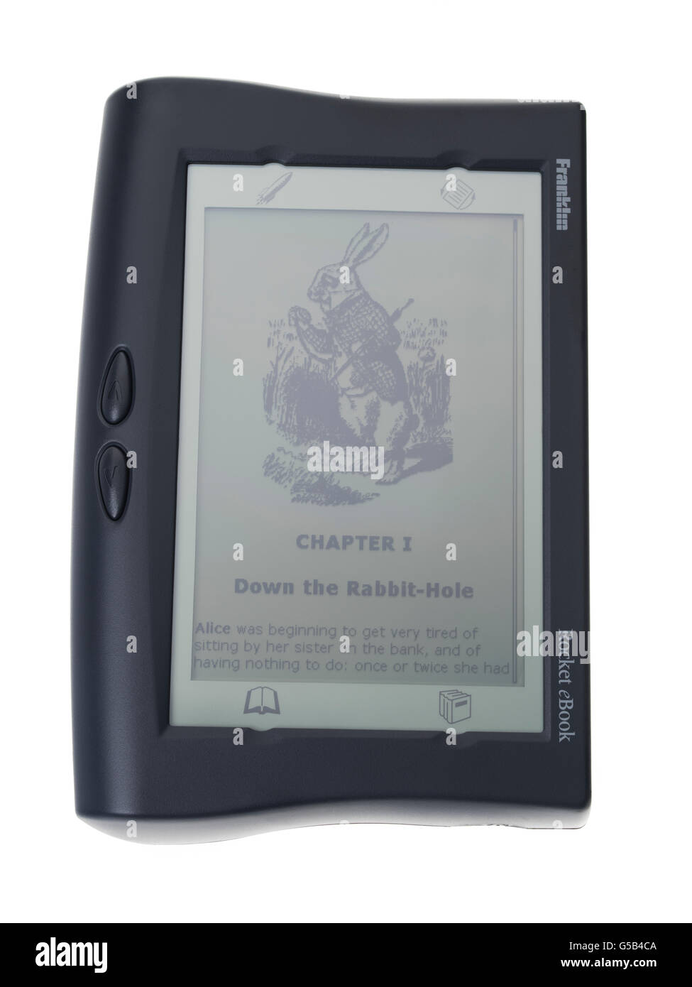 Franklin EB-500 Rocket eBook reader elettronico da NuvoMedia 1998 Foto Stock