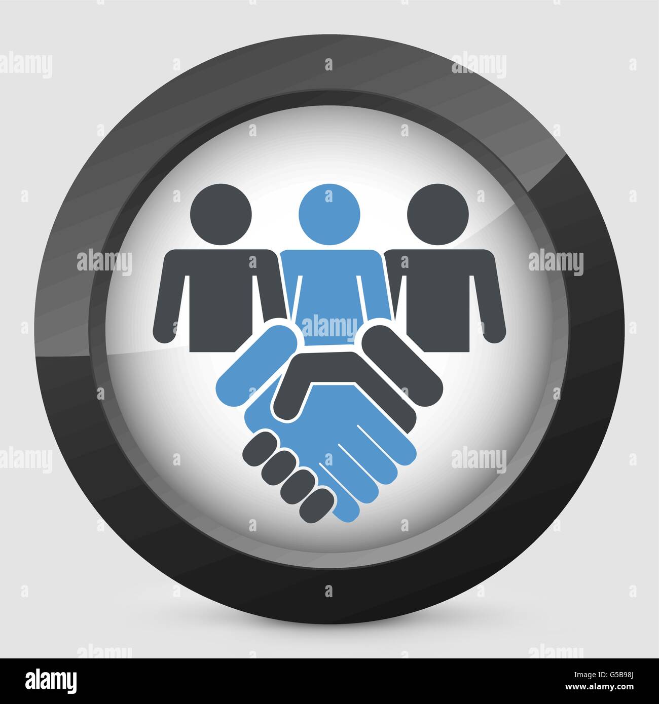 Persone icona accordo Illustrazione Vettoriale