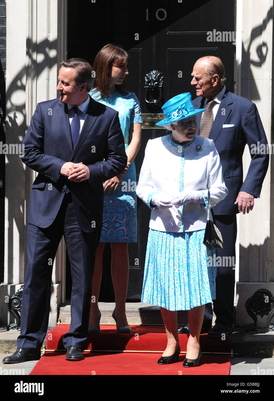 Cameron ospita il giubileo di diamante il pranzo Foto Stock