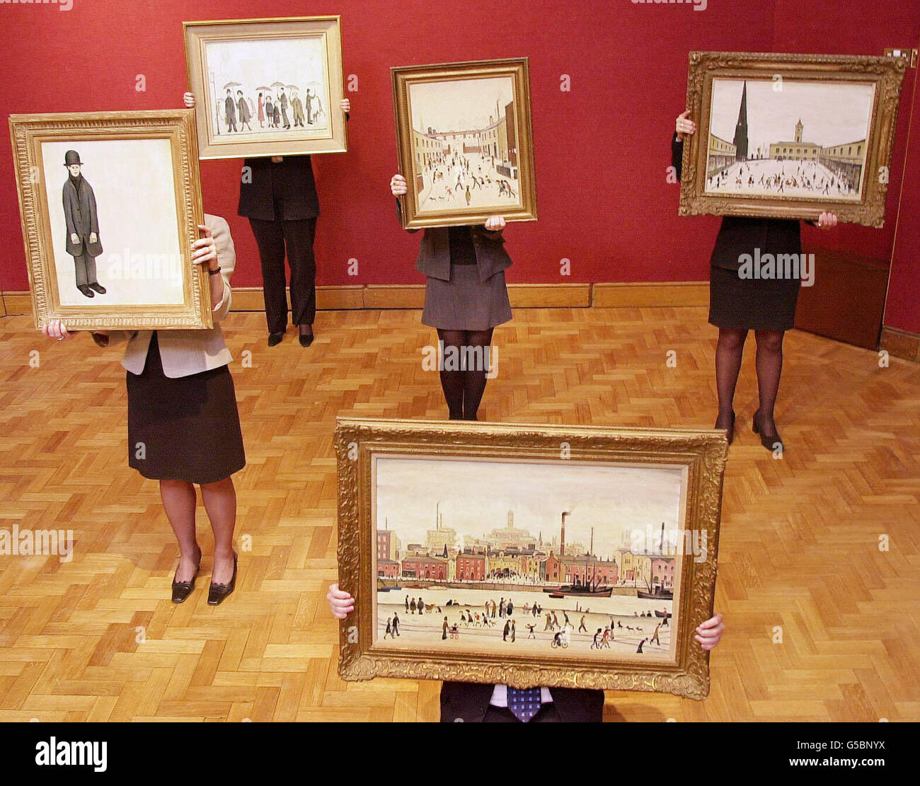 Londra LS Lowry Foto Stock