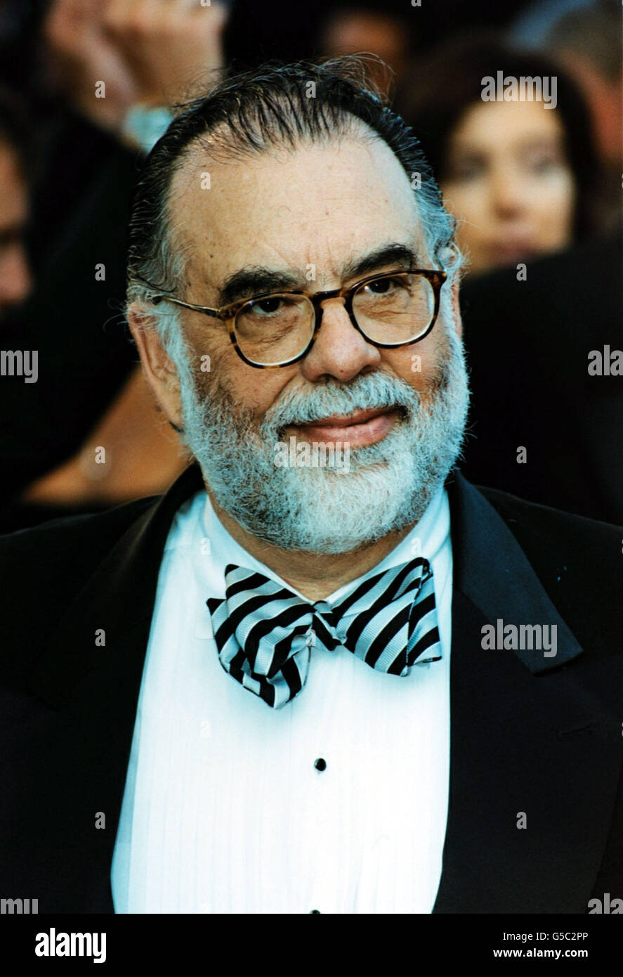 Il regista Francis-Ford Coppola arriva al Palais des Festivals, al Festival del Cinema di Cannes, in Francia. Foto Stock