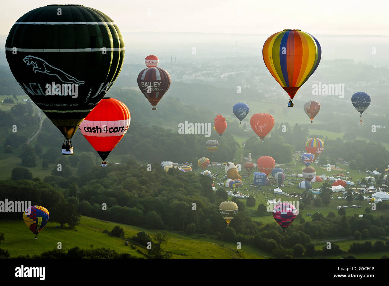 Bristol International Balloon Fiesta 2012 Foto Stock