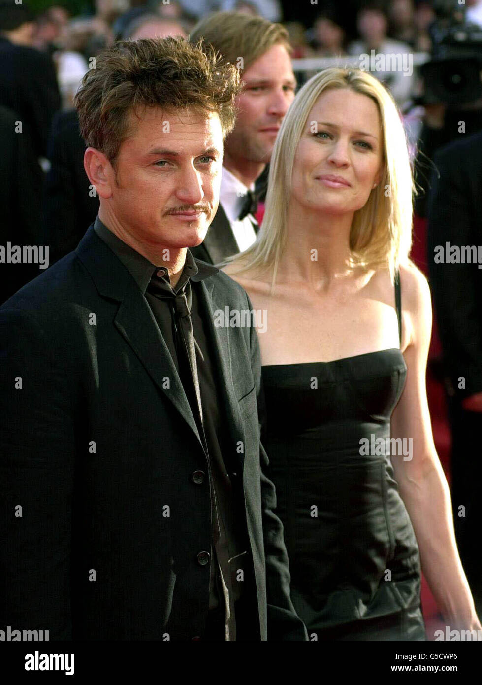 Sean penn and wife robin wright penn immagini e fotografie stock ad