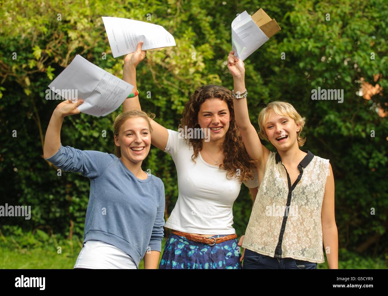 Risultati A livello Foto Stock