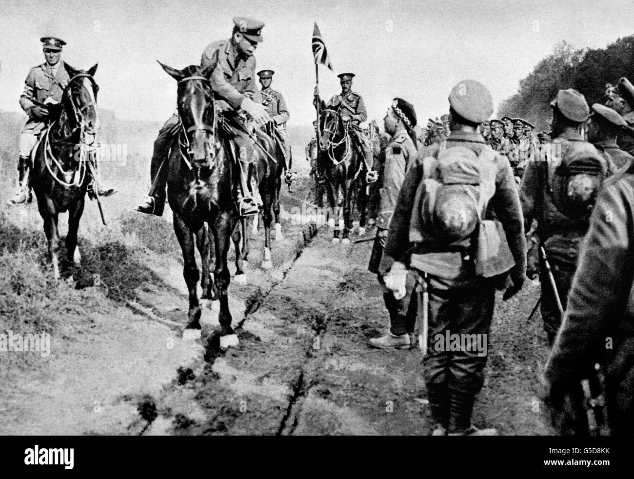 La Prima guerra mondiale - UK & Commonwealth - Fronte occidentale - 1918 Foto Stock