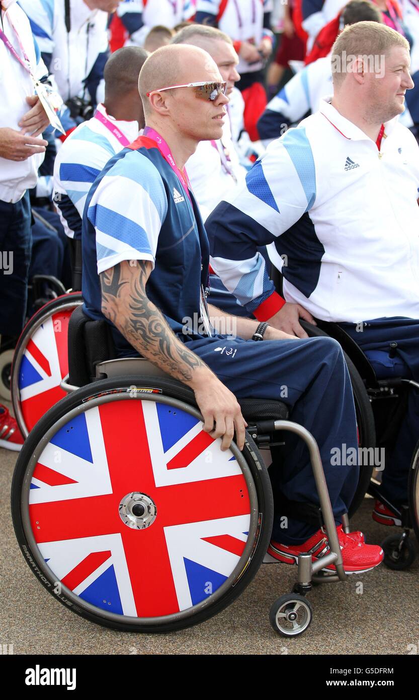 Londra Giochi Paralimpici - Formazione e preparazione Foto Stock