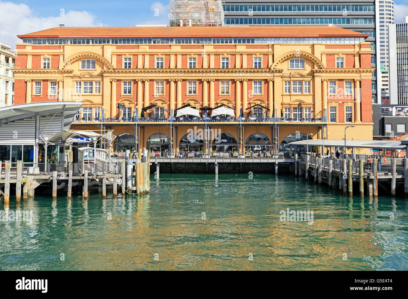 Il Ferry Building, auckland ferry terminal, Auckland, Isola del nord, Nuova Zelanda Foto Stock