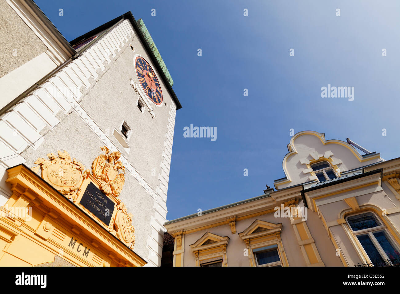 Northwest Ybbs Gate, Waidhofen an der Ybbs, Mostviertel, deve trimestre, Austria Inferiore, Austria, Europa Foto Stock