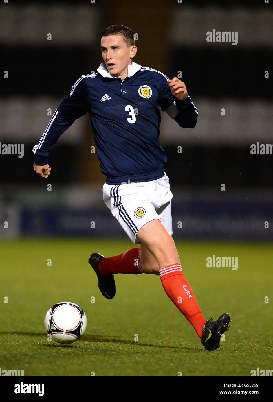 Calcio - UEFA Campionato europeo under 21 2013 - Gruppo Ten - Scozia contro Lussemburgo - Saint Mirren Park. Paul Hanlon della Scozia Foto Stock