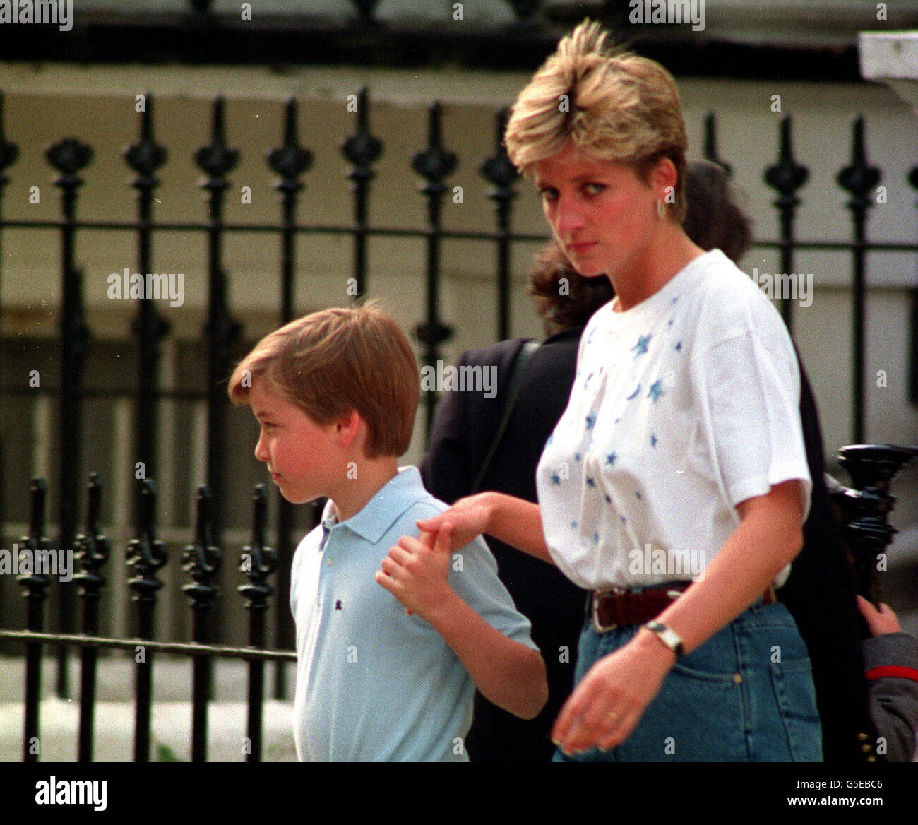 Diana & William 1992 Foto Stock