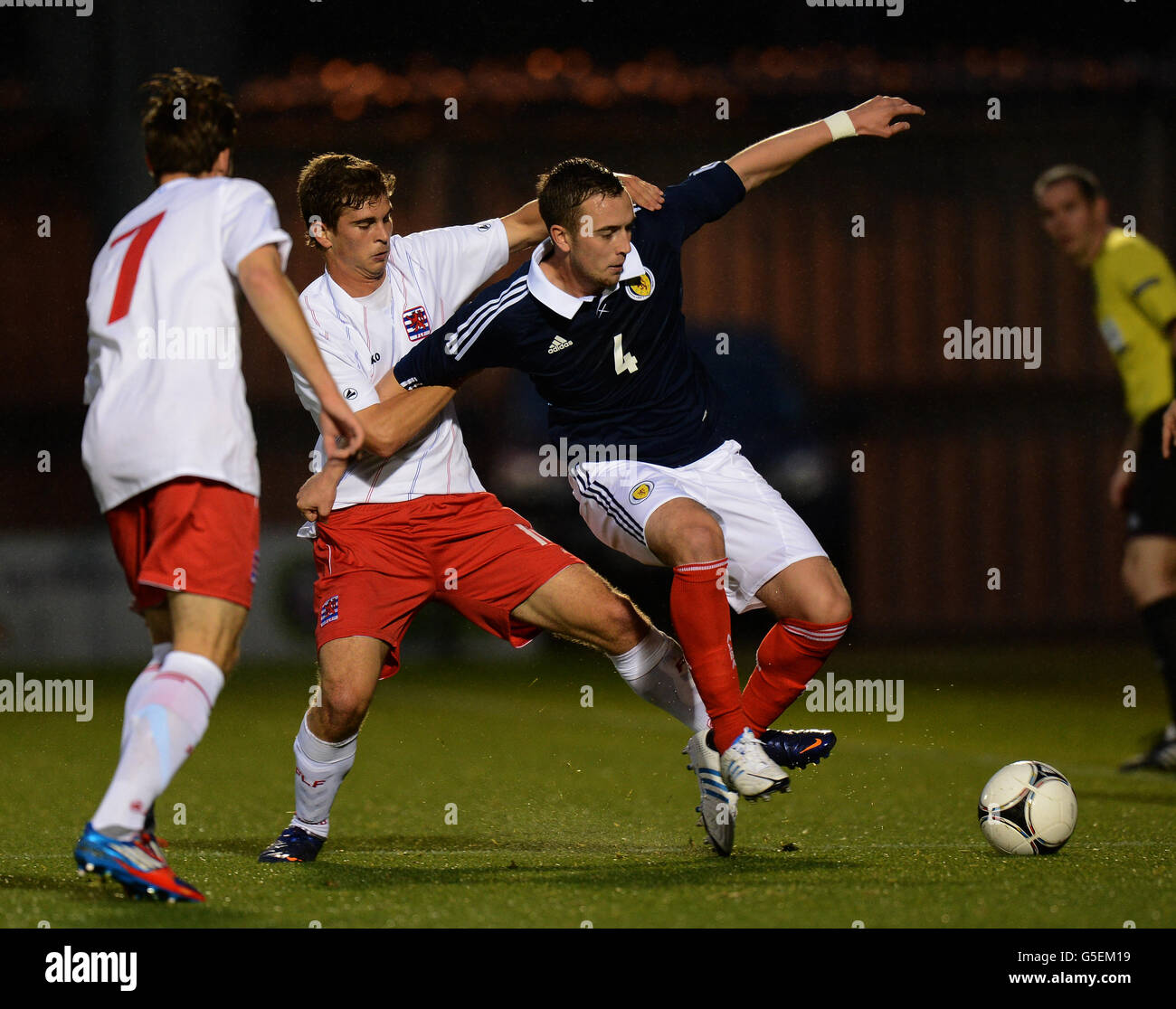 Soccer - UEFA Europei Under 21 Championship 2013 - Gruppo di dieci - Scozia v Lussemburgo - Saint Mirren Park Foto Stock