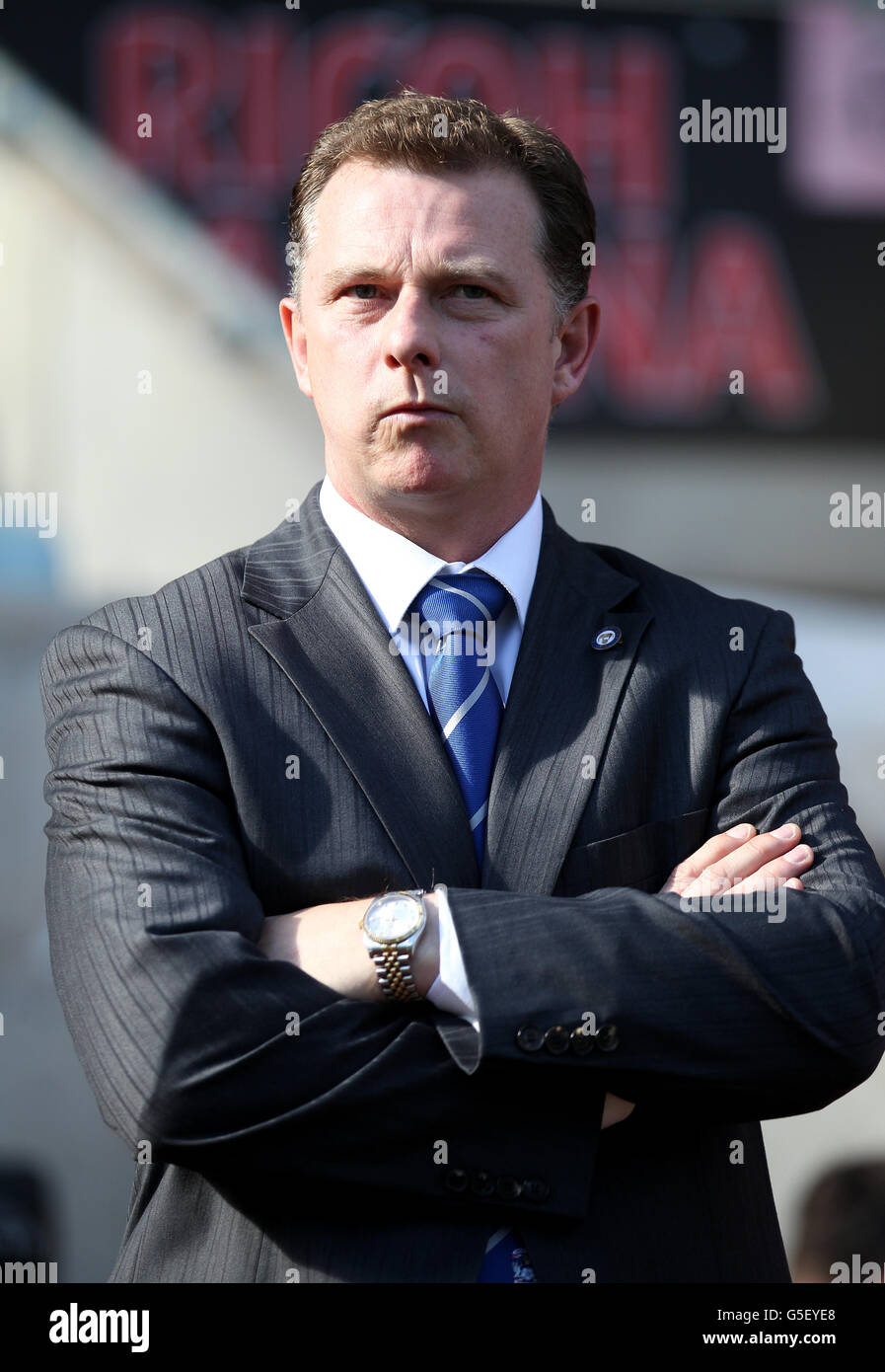 Calcio - npower Football League 1 - Coventry City / Carlisle United - Ricoh Arena. Mark Robins, il nuovo manager di Coventry City, durante la partita della Npower Football League One alla Ricoh Arena di Coventry. Foto Stock