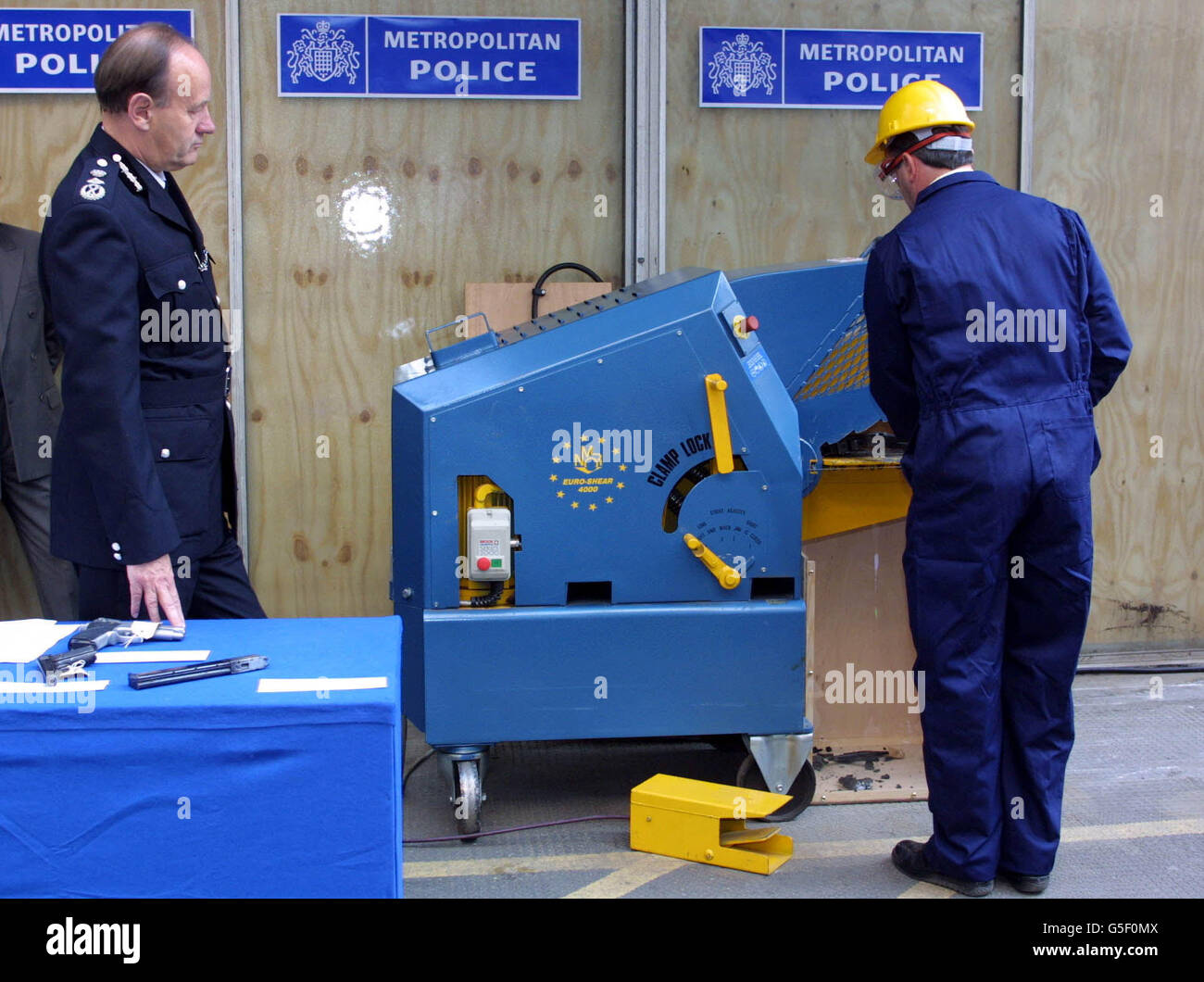 Stevens pistole di polizia Foto Stock