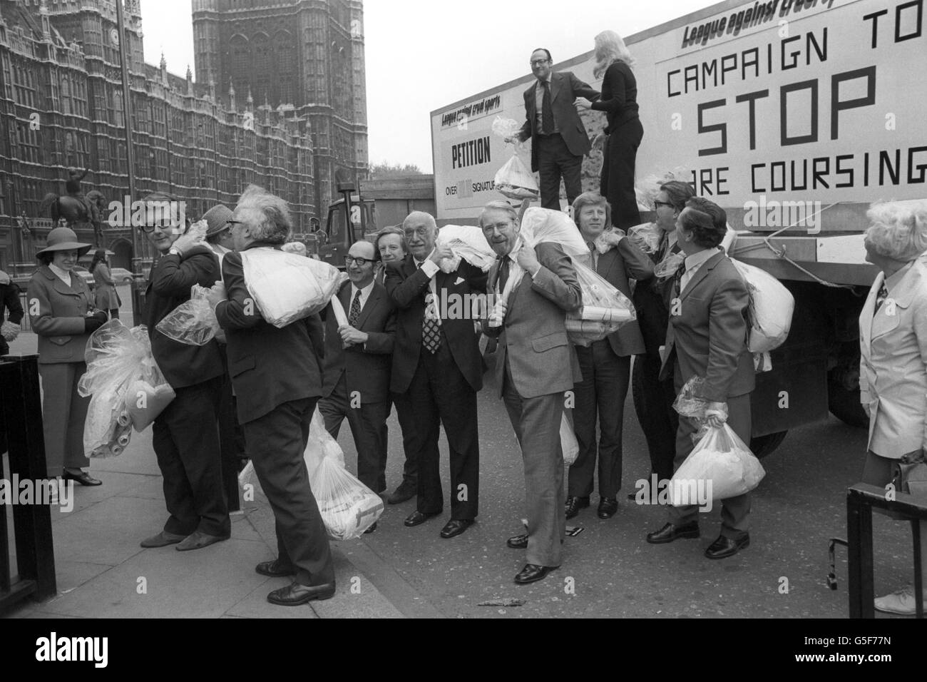 Hare Coursing petizione Foto Stock