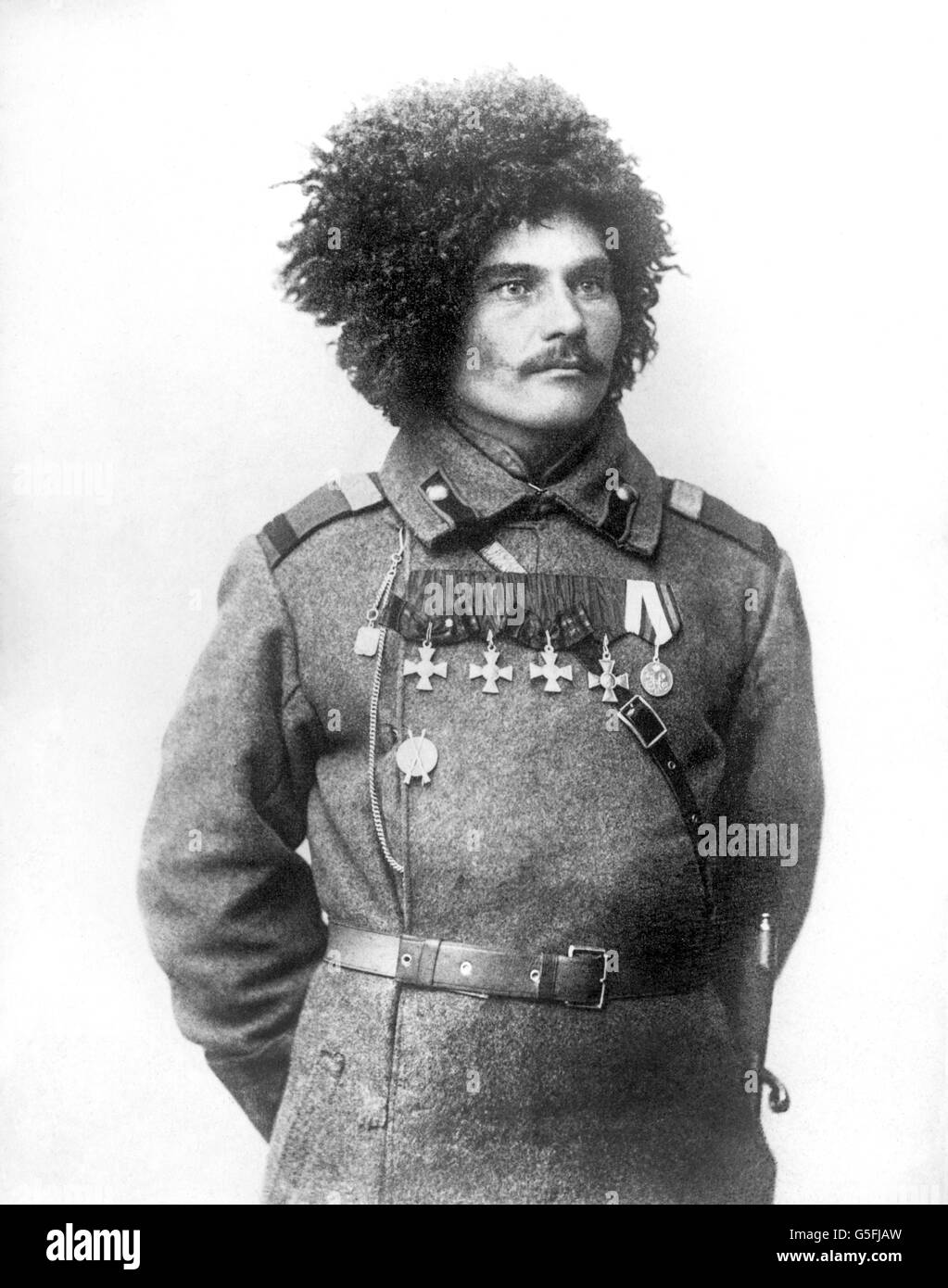 La Prima guerra mondiale - Esercito Russo Foto Stock