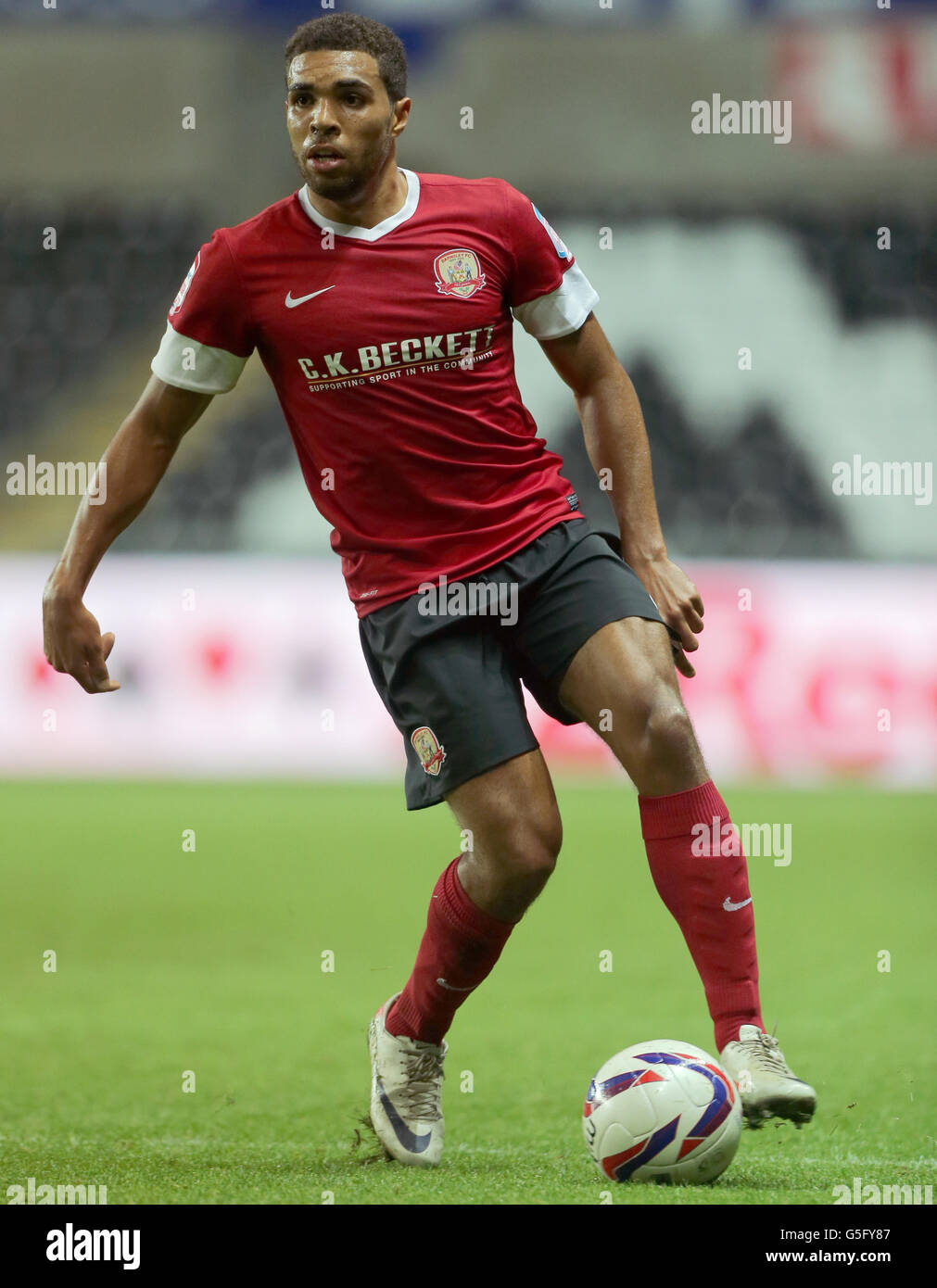 Calcio - Capital One Cup - Secondo round - Swansea City v Barnsley - Liberty Stadium Foto Stock