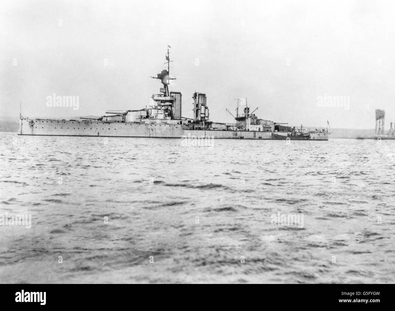 Re George V. HMS Re Giorgio V nel 1919. Foto Stock