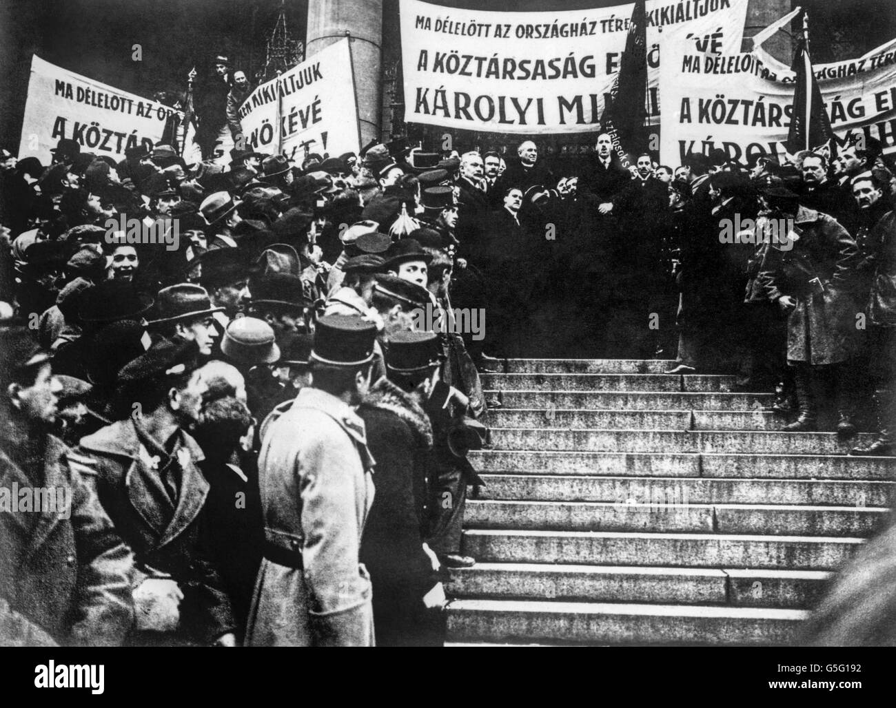 La Prima guerra mondiale - Karolyi Mihaly - Ungheria Foto Stock