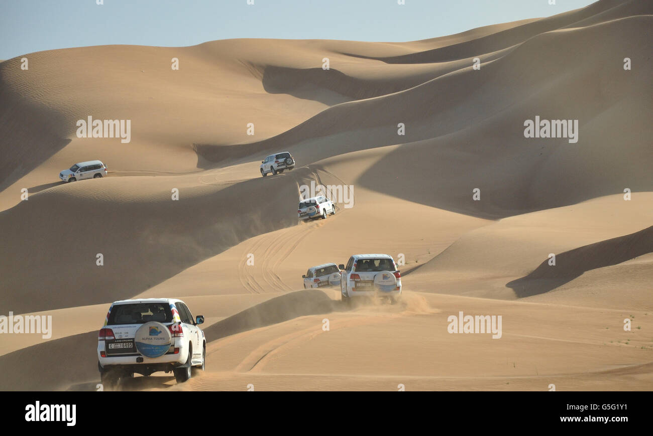 Dubai 4 x 4 Foto Stock