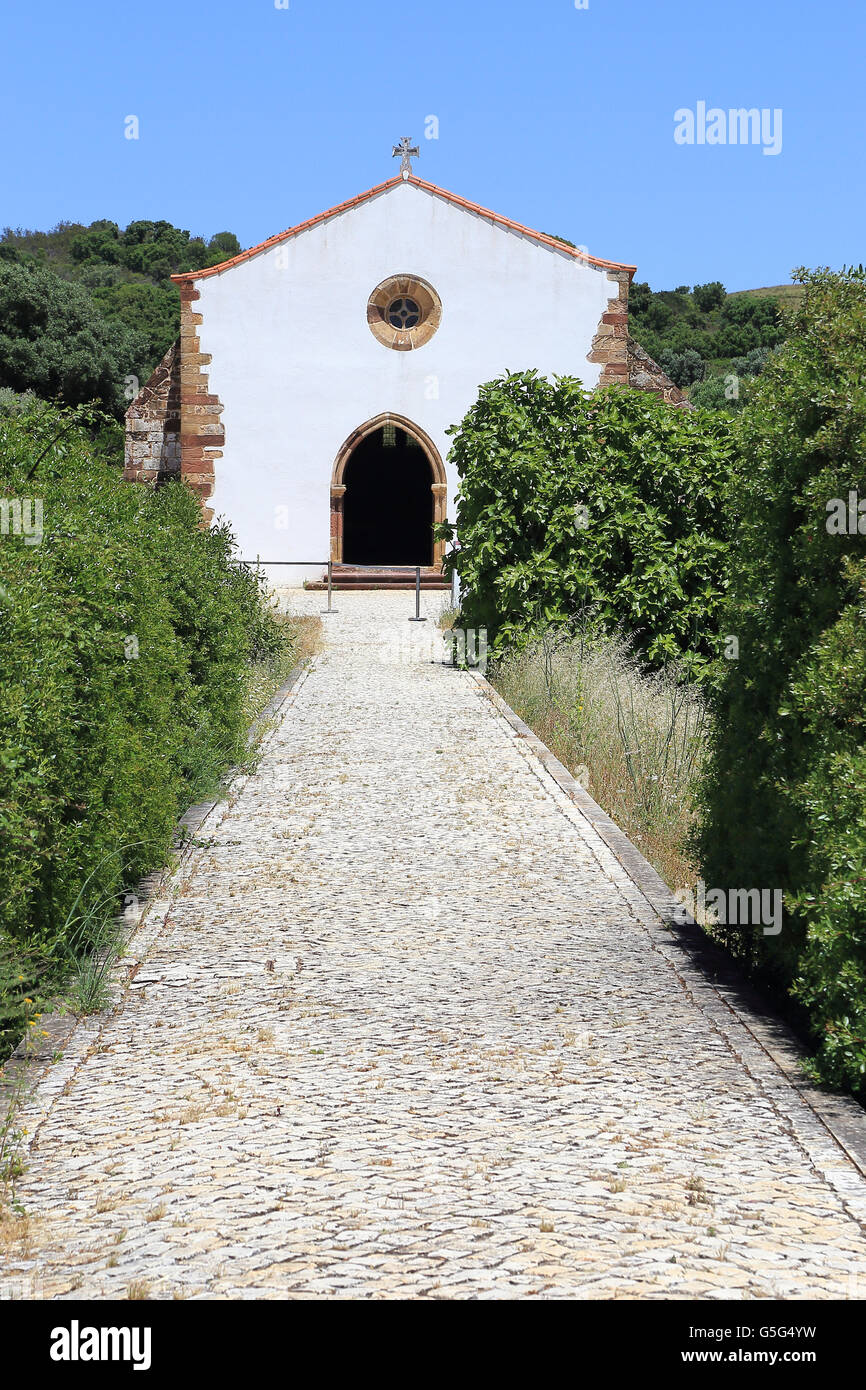 Cappella di Nossa Senhora de Guadalupe, Algarve, PORTOGALLO Foto Stock