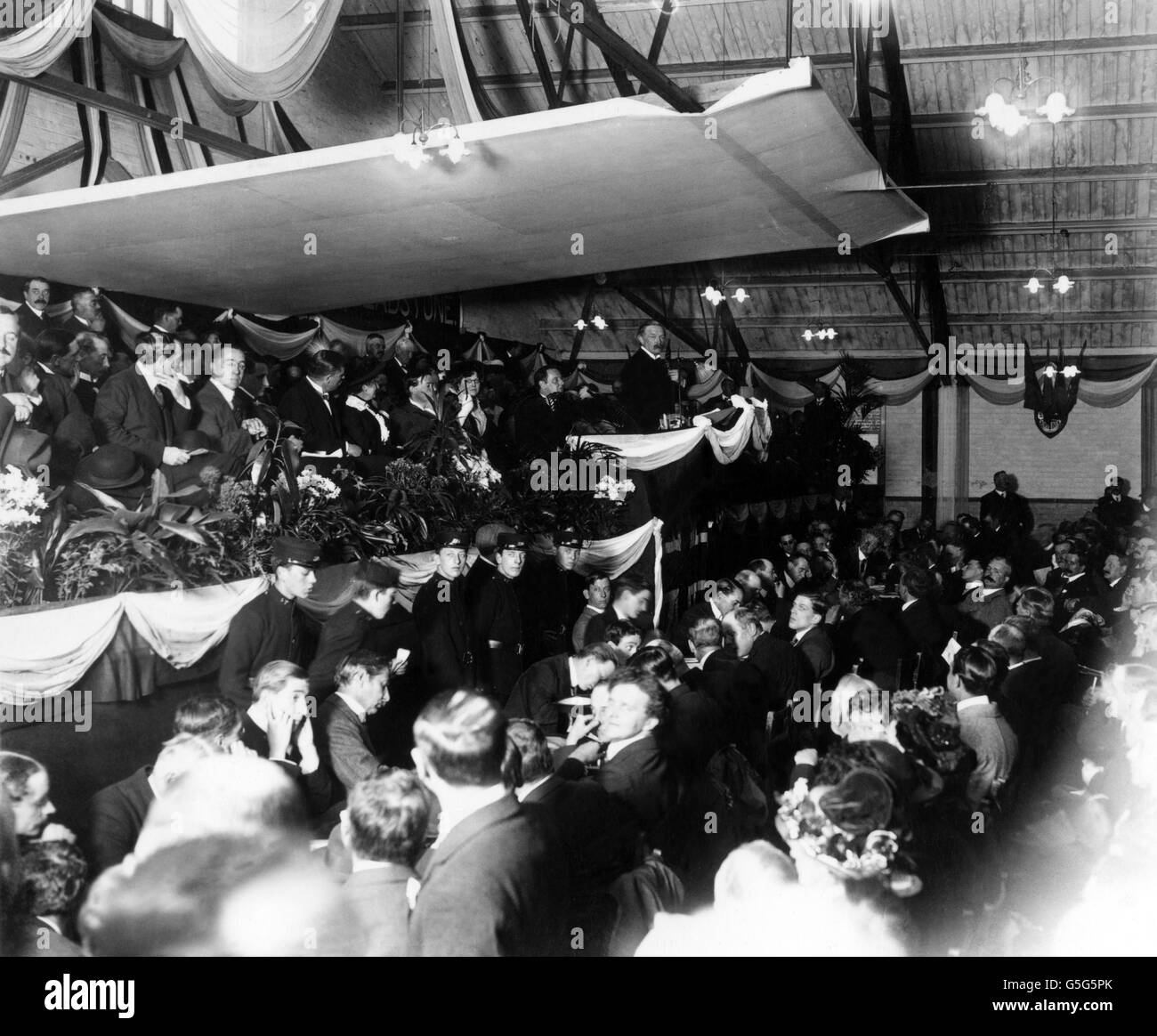 La Prima guerra mondiale - David Lloyd George - Bedford Foto Stock