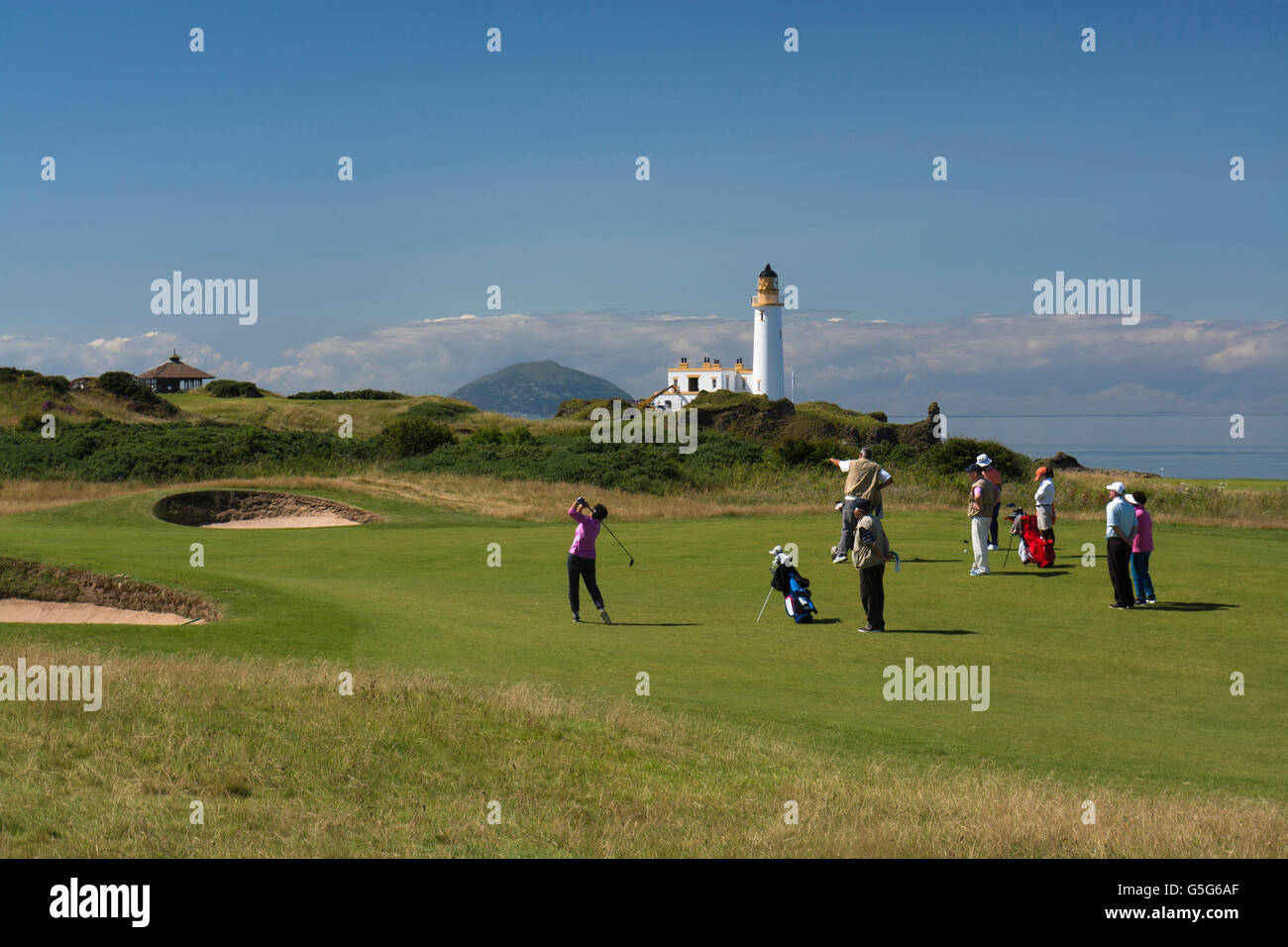 Trump turnberry golf South Ayrshire Foto Stock