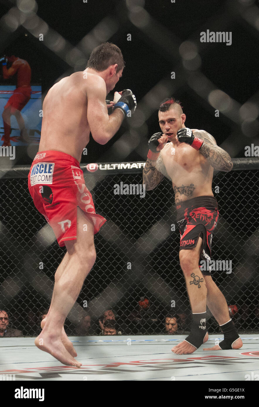 Sport - arti marziali miste - UFC sul carburante al Capital FM Arena, Nottingham Foto Stock