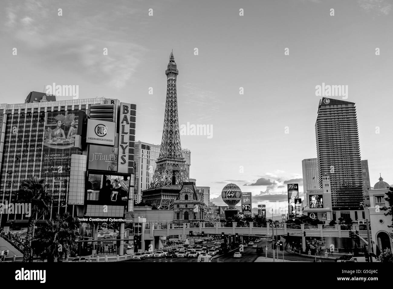 Parigi Hotel e Casino di Las Vegas. Foto Stock