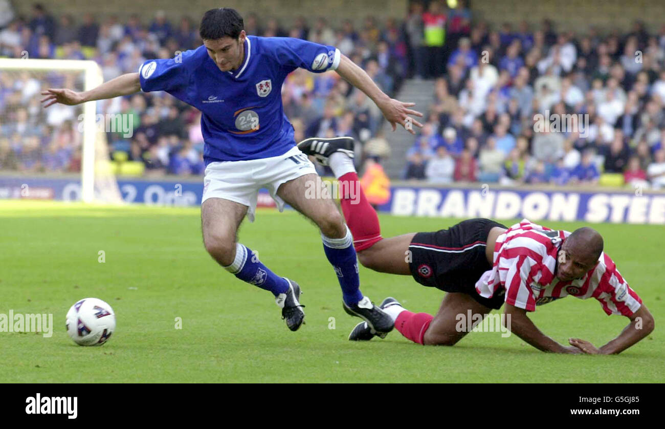 Millwall V Shef U Sadlier Foto Stock