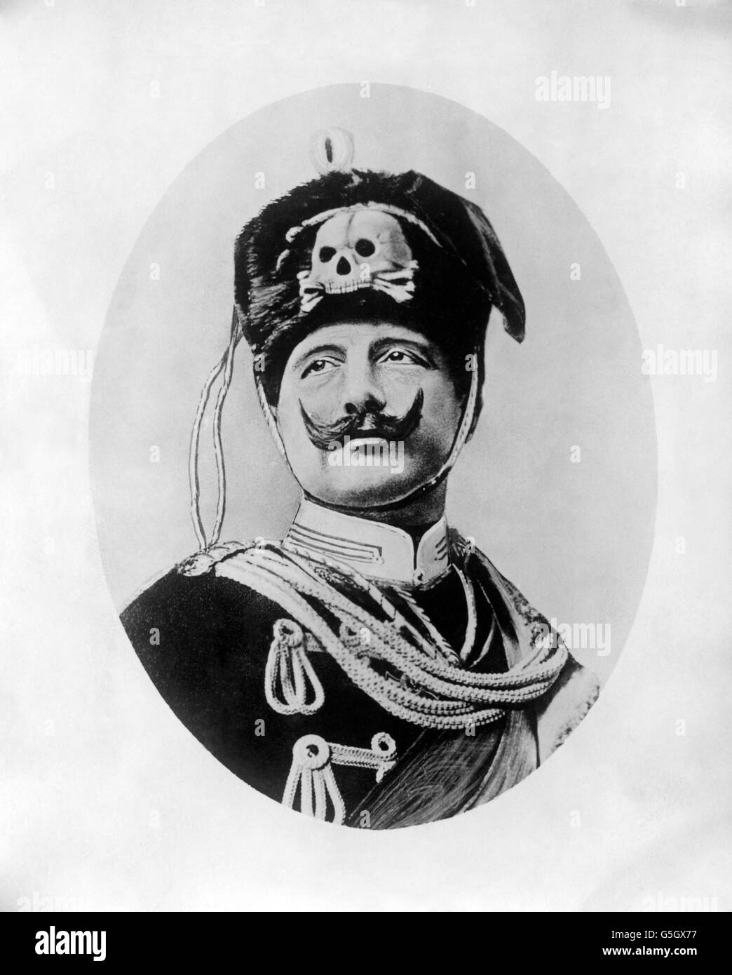 Kaiser Guglielmo II come "nuovo re dei belgi". Foto Stock