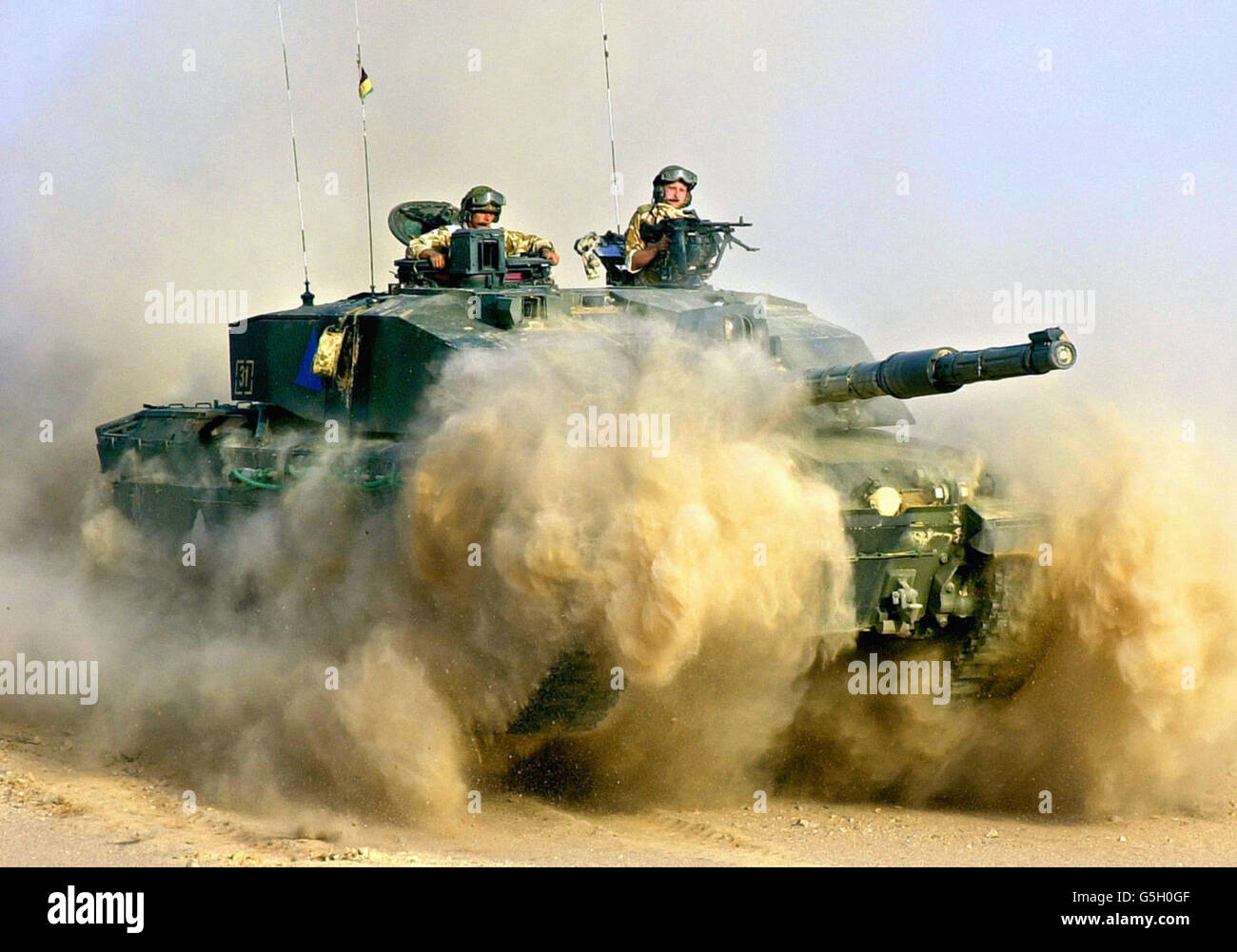 Serbatoio di Challenger - Oman Foto Stock