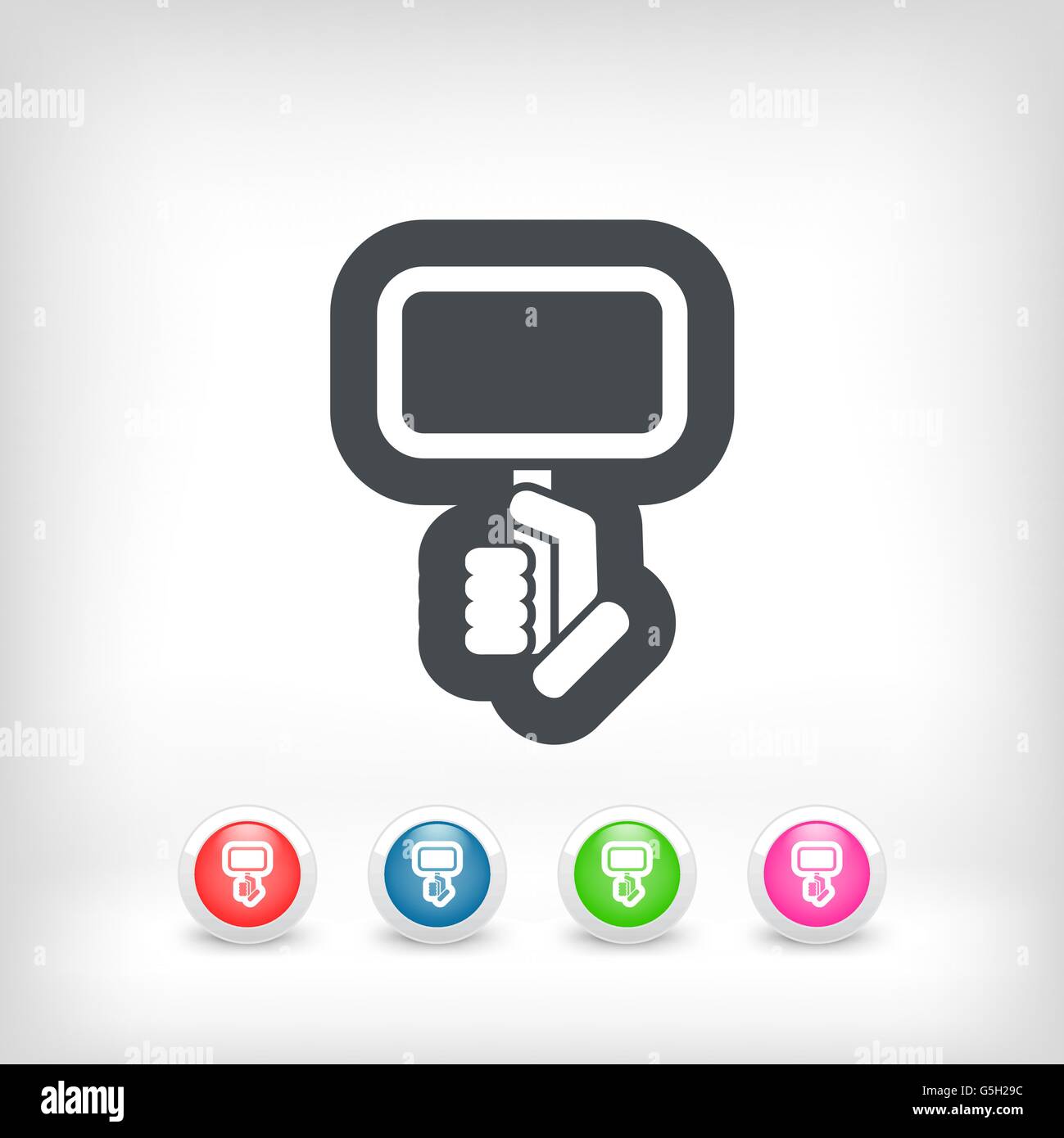 Cartello icona di contenimento Illustrazione Vettoriale