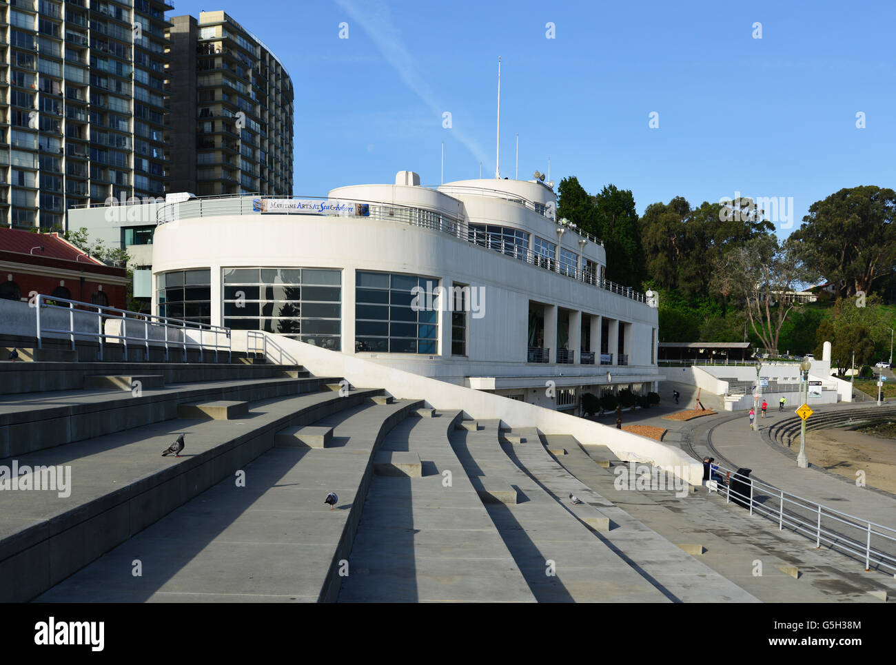 Stati Uniti, California, San Francisco Maritime National Historical Park, il Museo Marittimo Foto Stock