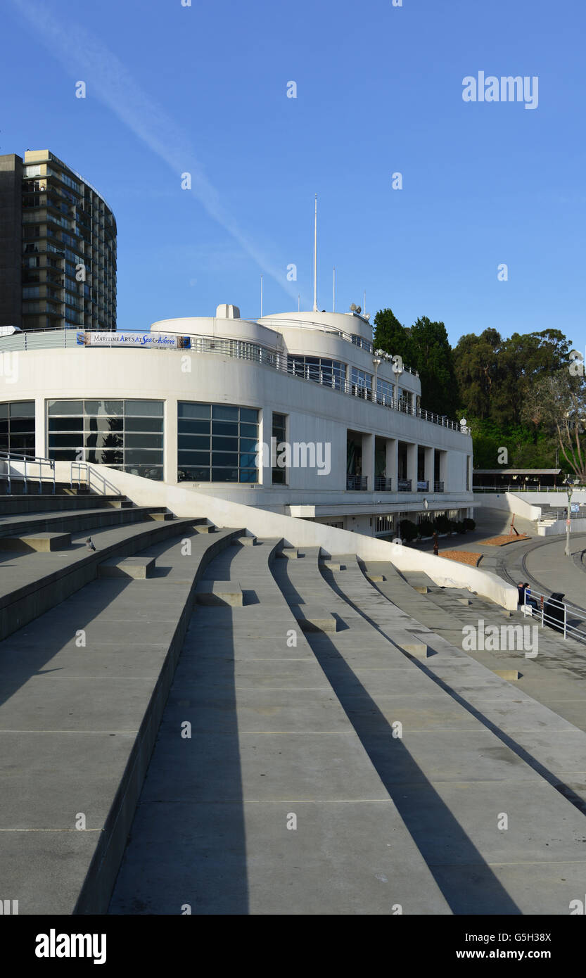 Stati Uniti, California, San Francisco Maritime National Historical Park, il Museo Marittimo Foto Stock