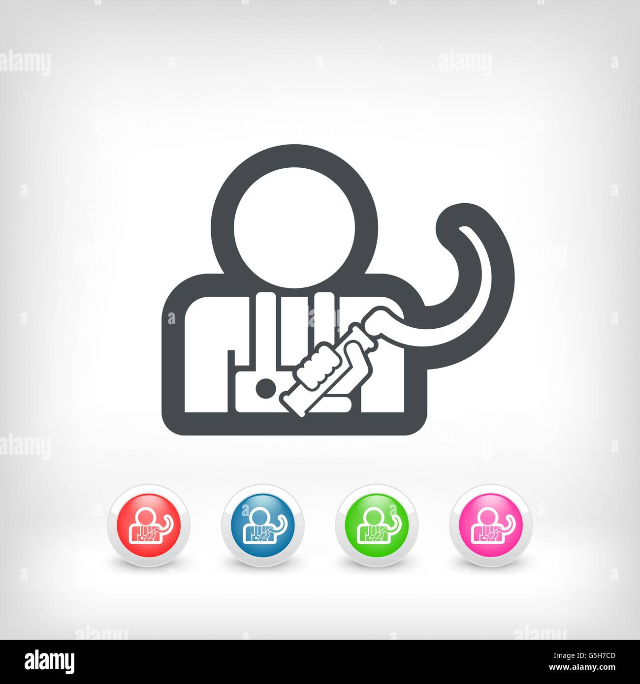 Icona di falce Illustrazione Vettoriale