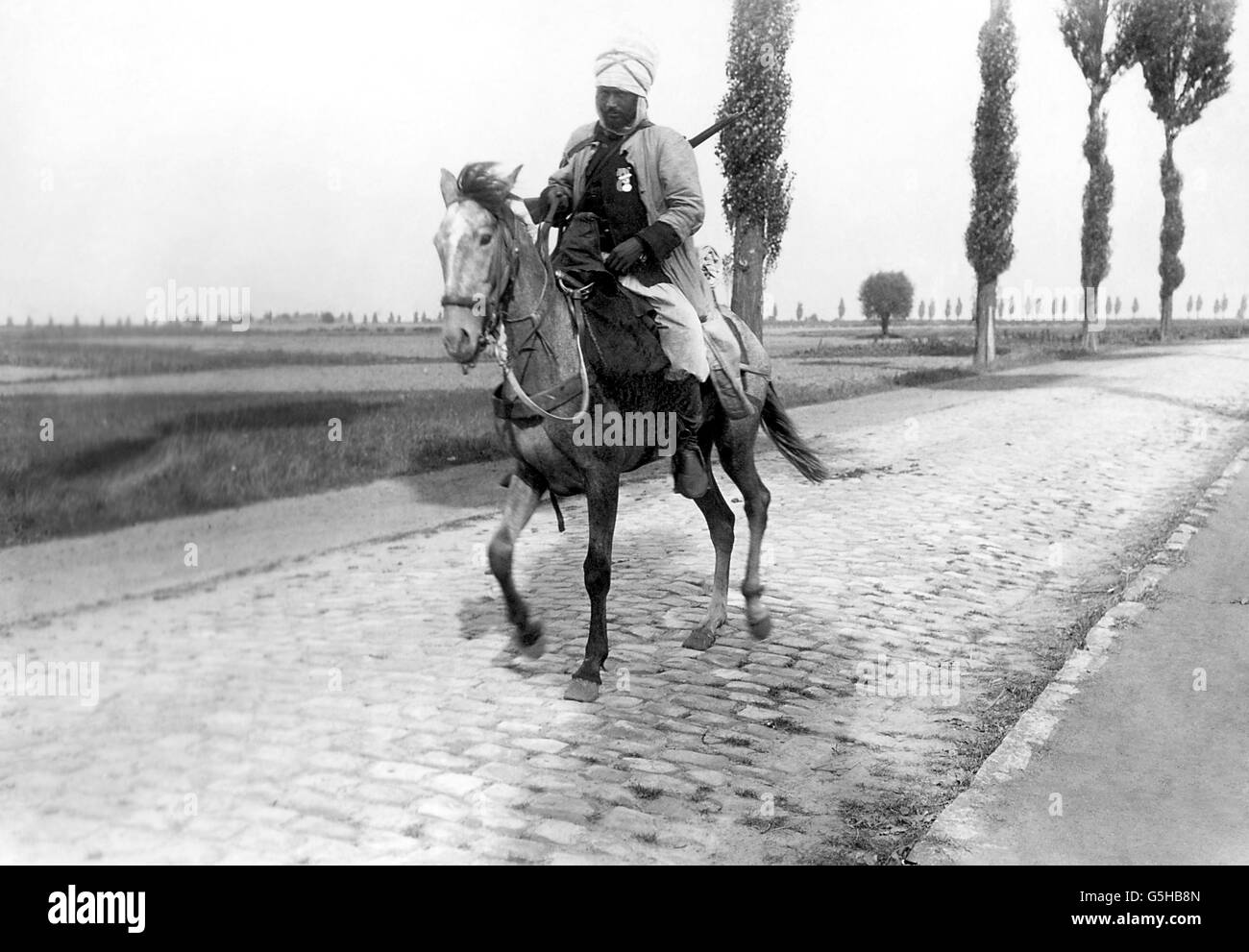 La Prima guerra mondiale - Orchies - Francia - 1914 Foto Stock