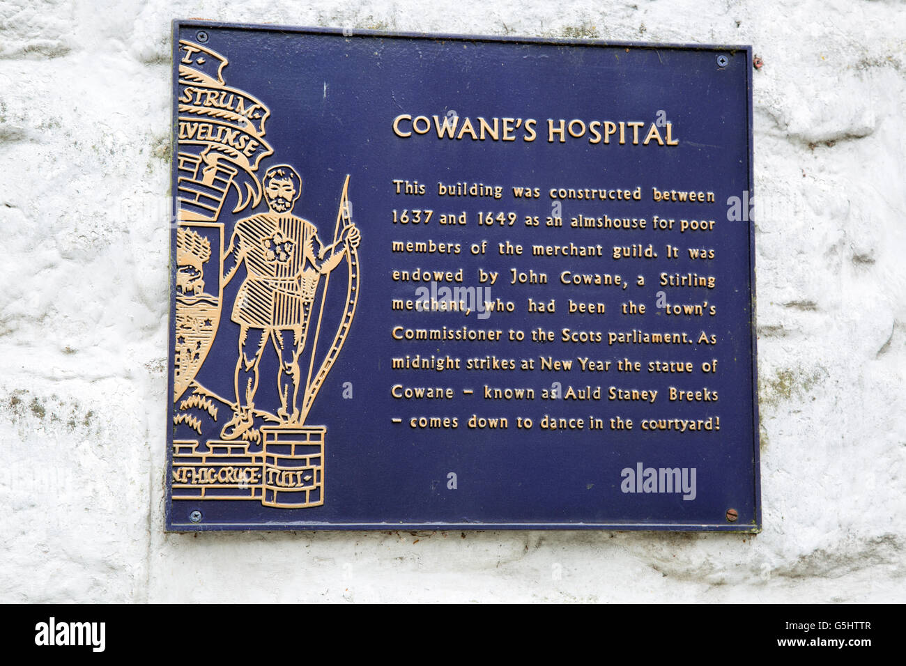 Cowane Ospedale del segno, Stirling; Scozia - UK Foto Stock