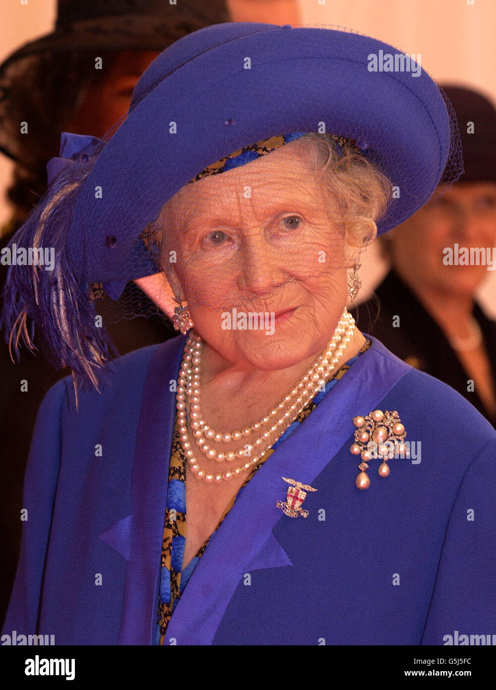 La regina madre Foto Stock