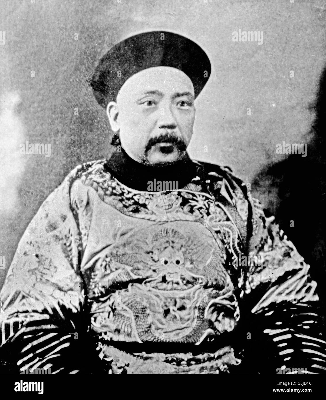 Yuan Shikai (1859 - 1916), chinesischer Militärführer Politiler und der Republik Cina, 1911. Yuan Shikai, Cinese leader militare e politico della repubblica di Cina, 1911. Foto Stock